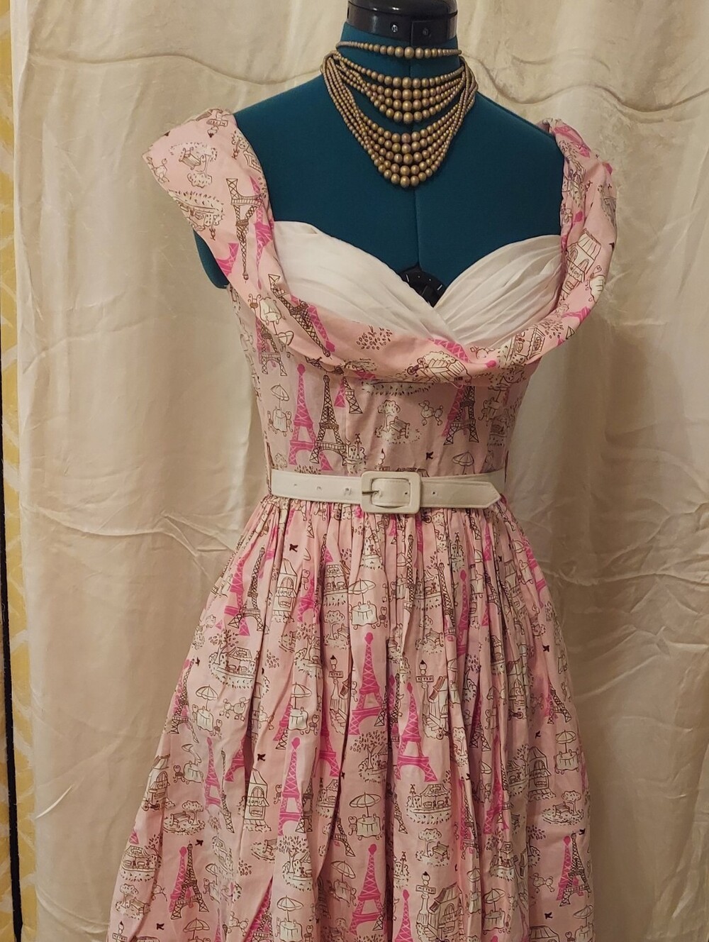 Bernie Dexter Beatrice Pink French Poodle Dress
